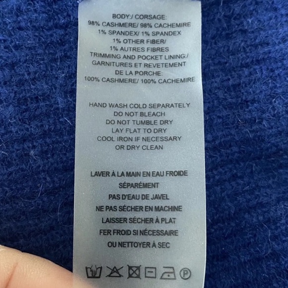 MARGARET O'LEARY St Moritz Cashmere Cardigan Sweater Coat Womens Size Small - Picture 5 of 6